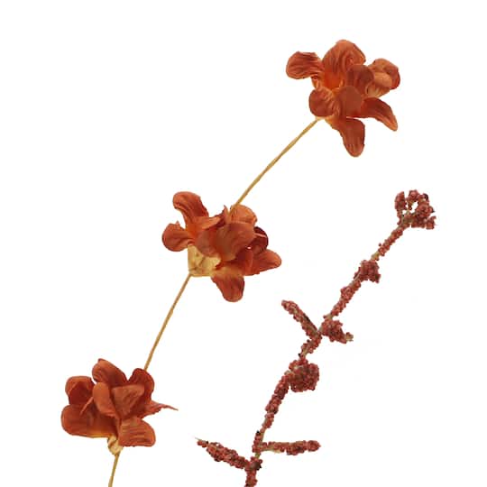 32" Orange Wildflower Stem by Ashland®